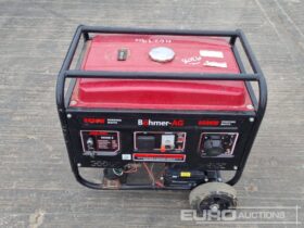 Bohmer 8500W Generators For Auction: Leeds, UK – 30th April, 1st, 2nd & 3rd May 25 full