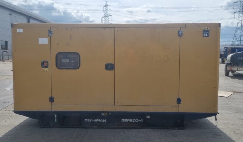 2013 Olympian GEP200-4 Generators For Auction: Leeds, UK – 30th April, 1st, 2nd & 3rd May 25 full