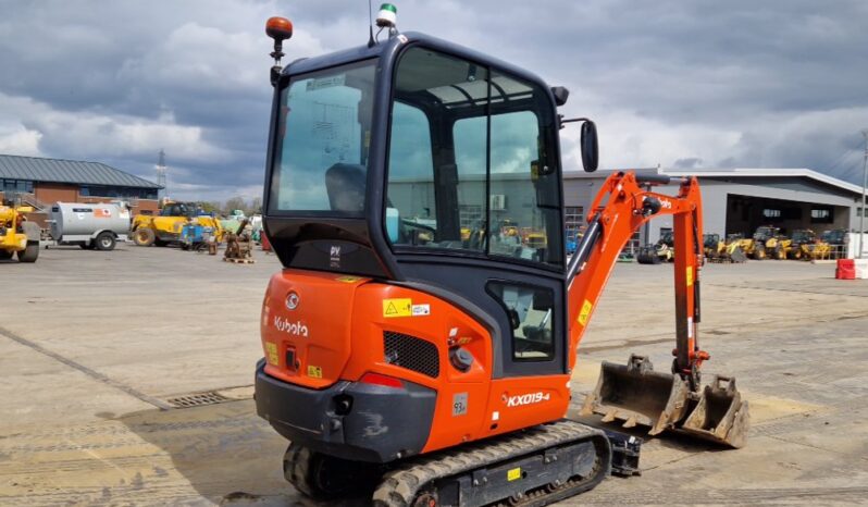 2023 Kubota KX019-4 Mini Excavators For Auction: Leeds, UK – 30th April, 1st, 2nd & 3rd May 25 full