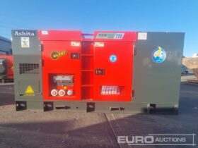Unused 2025 Ashita Power AG3-110 Generators For Auction: Leeds, UK – 30th April, 1st, 2nd & 3rd May 25 full
