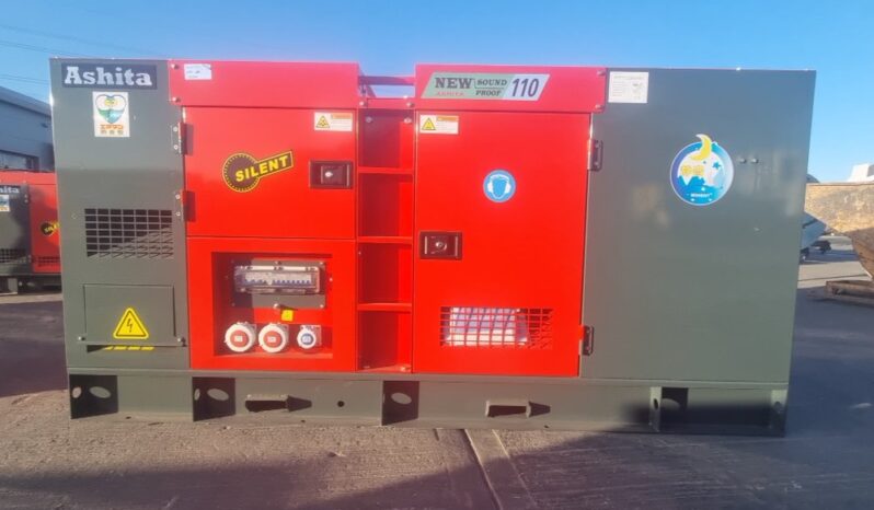Unused 2025 Ashita Power AG3-110 Generators For Auction: Leeds, UK – 30th April, 1st, 2nd & 3rd May 25 full