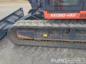 2021 Kubota KX080-4A2 6 Ton+ Excavators For Auction: Leeds, UK – 30th April, 1st, 2nd & 3rd May 25 full