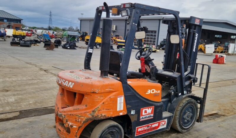 2017 Doosan D30GP Forklifts For Auction: Leeds, UK – 30th April, 1st, 2nd & 3rd May 25 full