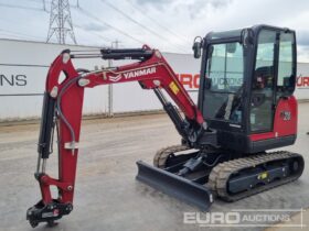 Unused Yanmar SV26 Mini Excavators For Auction: Leeds, UK – 30th April, 1st, 2nd & 3rd May 25
