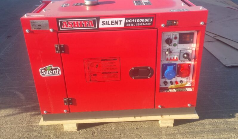 Unused 2024 Ashita Power DG11000SE3 Generators For Auction: Leeds, UK – 30th April, 1st, 2nd & 3rd May 25 full