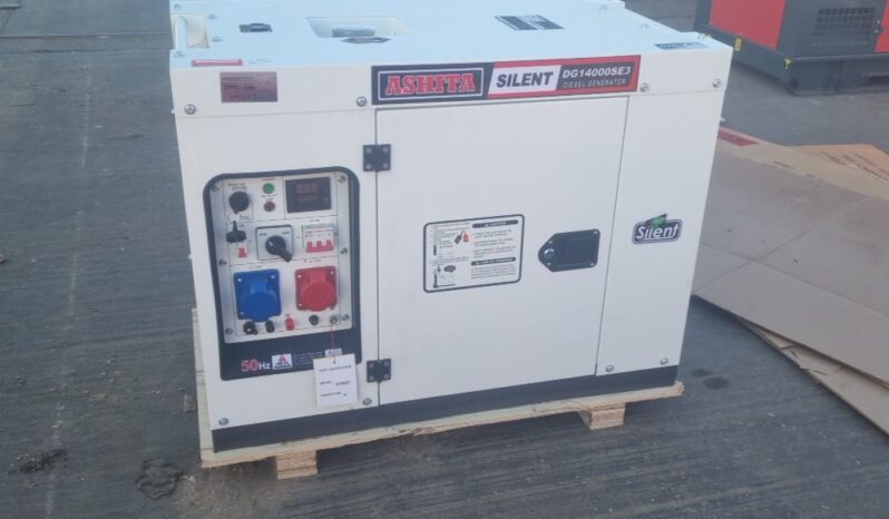 Unused 2024 Ashita Power DG14000SE3 Generators For Auction: Leeds, UK – 30th April, 1st, 2nd & 3rd May 25 full