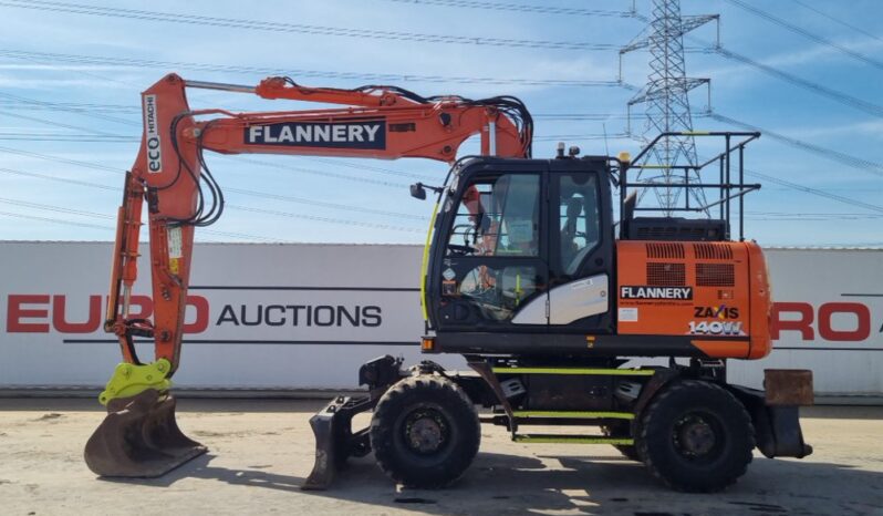 2018 Hitachi ZX140W-6 Wheeled Excavators For Auction: Leeds, UK – 30th April, 1st, 2nd & 3rd May 25 full