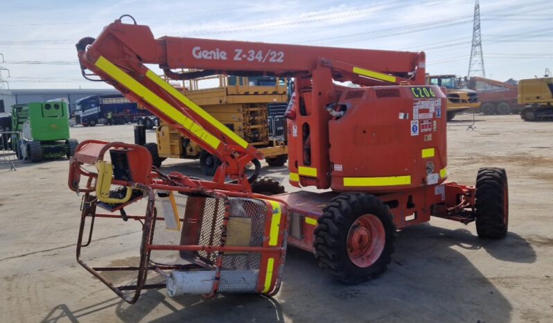 Genie Z34/22 Manlifts For Auction: Leeds, UK – 30th April, 1st, 2nd & 3rd May 25