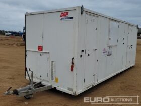 Ajc trailers Single Axle Welfare Unit, Canteen, Toilet, Drying Room, Generator (Cannot Be Reconsigned) Containers For Auction: Leeds, UK – 30th April, 1st, 2nd & 3rd May 25