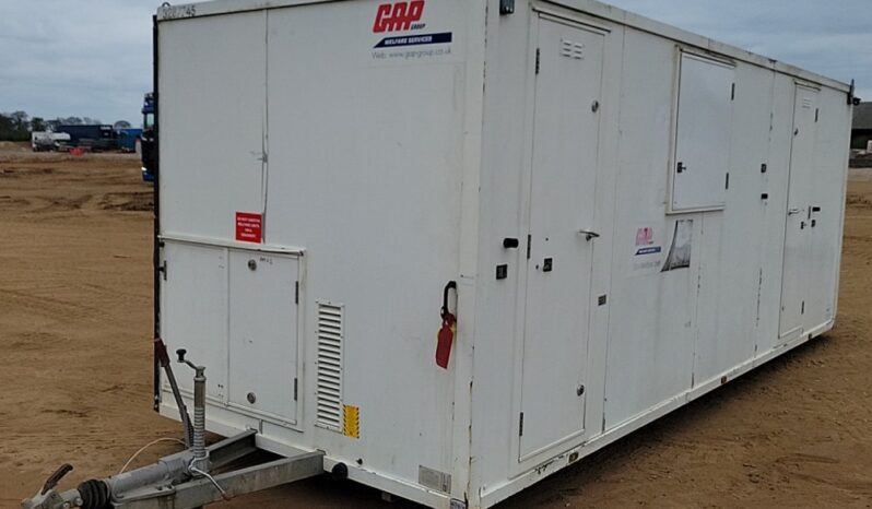 Ajc trailers Single Axle Welfare Unit, Canteen, Toilet, Drying Room, Generator (Cannot Be Reconsigned) Containers For Auction: Leeds, UK – 30th April, 1st, 2nd & 3rd May 25