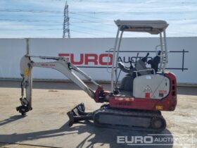 2021 Takeuchi TB216 Mini Excavators For Auction: Leeds, UK – 30th April, 1st, 2nd & 3rd May 25 full