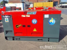 Unused 2025 Ashita Power AG3-50 Generators For Auction: Leeds, UK – 30th April, 1st, 2nd & 3rd May 25 full