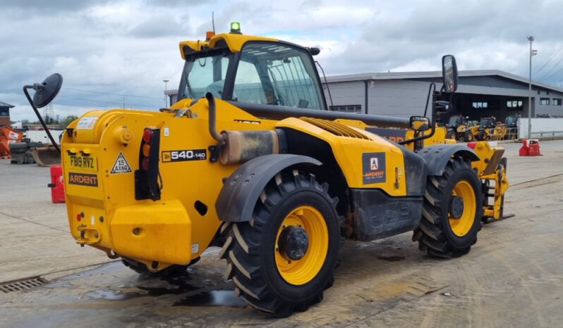2019 JCB 540-140 Hi Viz Telehandlers For Auction: Leeds, UK – 30th April, 1st, 2nd & 3rd May 25 full
