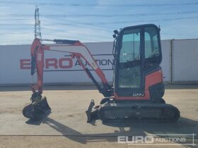 2016 Kubota U27-4 Mini Excavators For Auction: Leeds, UK – 30th April, 1st, 2nd & 3rd May 25 full