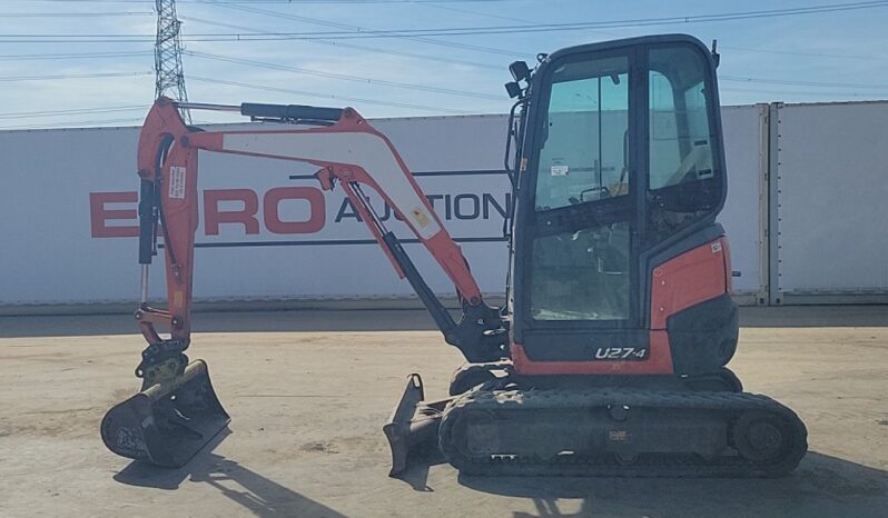 2016 Kubota U27-4 Mini Excavators For Auction: Leeds, UK – 30th April, 1st, 2nd & 3rd May 25 full