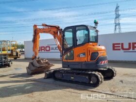 2021 Doosan DX62R-3 6 Ton+ Excavators For Auction: Leeds, UK – 30th April, 1st, 2nd & 3rd May 25 full