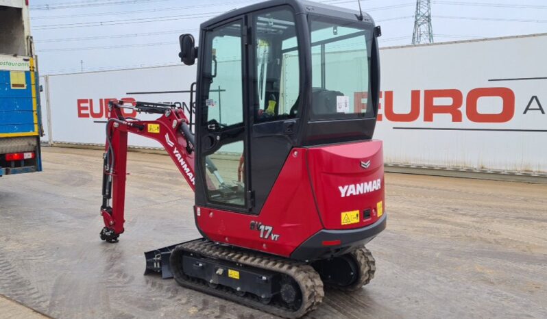 Unused 2024 Yanmar SV17VT Mini Excavators For Auction: Leeds, UK – 30th April, 1st, 2nd & 3rd May 25 full