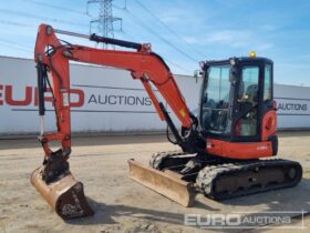 2015 Kubota U48-4 Mini Excavators For Auction: Leeds, UK – 30th April, 1st, 2nd & 3rd May 25