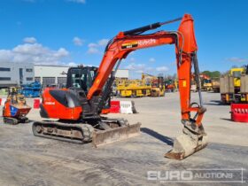 2019 Kubota KX080-4A 6 Ton+ Excavators For Auction: Leeds, UK – 30th April, 1st, 2nd & 3rd May 25 full