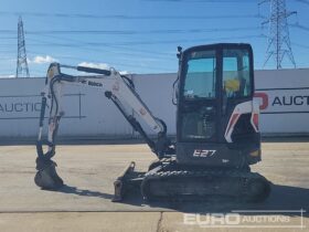 2020 Bobcat E27Z Mini Excavators For Auction: Leeds, UK – 30th April, 1st, 2nd & 3rd May 25 full