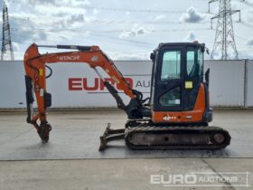 2021 Hitachi ZX48U-6 CLR Mini Excavators For Auction: Leeds, UK – 30th April, 1st, 2nd & 3rd May 25 full