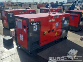 Unused 2025 Ashita Power AG3-50 Generators For Auction: Leeds, UK – 30th April, 1st, 2nd & 3rd May 25