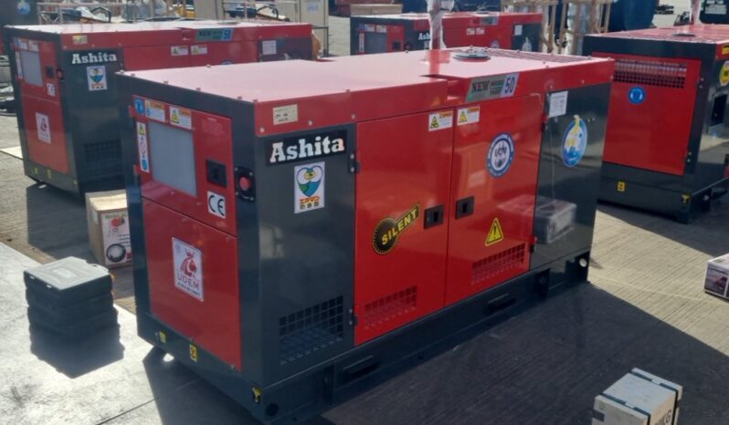 Unused 2025 Ashita Power AG3-50 Generators For Auction: Leeds, UK – 30th April, 1st, 2nd & 3rd May 25