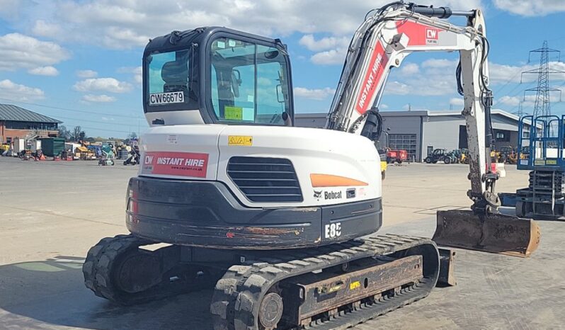 2020 Bobcat E85 6 Ton+ Excavators For Auction: Leeds, UK – 30th April, 1st, 2nd & 3rd May 25 full