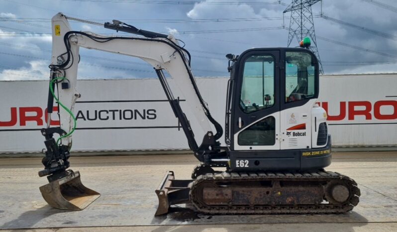 2017 Bobcat E62 6 Ton+ Excavators For Auction: Leeds, UK – 30th April, 1st, 2nd & 3rd May 25 full