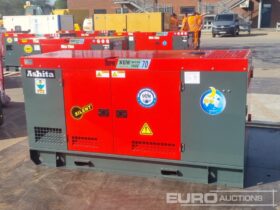 Unused 2025 Ashita Power AG3-70 Generators For Auction: Leeds, UK – 30th April, 1st, 2nd & 3rd May 25 full
