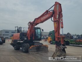 2017 Hitachi ZX220W-5B Wheeled Excavators For Auction: Leeds, UK – 30th April, 1st, 2nd & 3rd May 25 full