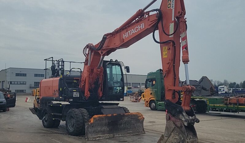 2017 Hitachi ZX220W-5B Wheeled Excavators For Auction: Leeds, UK – 30th April, 1st, 2nd & 3rd May 25 full