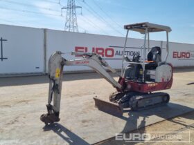 2020 Takeuchi TB216 Mini Excavators For Auction: Leeds, UK – 30th April, 1st, 2nd & 3rd May 25