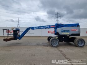 2018 Genie Z-60/37 Manlifts For Auction: Leeds, UK – 30th April, 1st, 2nd & 3rd May 25 full