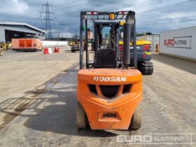 2018 Doosan D30GP Forklifts For Auction: Leeds, UK – 30th April, 1st, 2nd & 3rd May 25 full