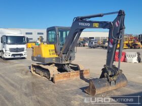 2020 Volvo EC55DAG Mini Excavators For Auction: Leeds, UK – 30th April, 1st, 2nd & 3rd May 25 full