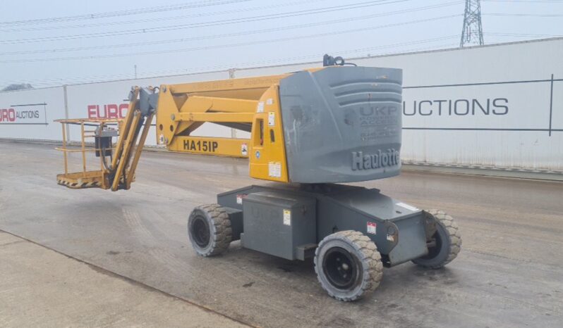 2015 Haulotte HA15IP Manlifts For Auction: Leeds, UK – 30th April, 1st, 2nd & 3rd May 25 full
