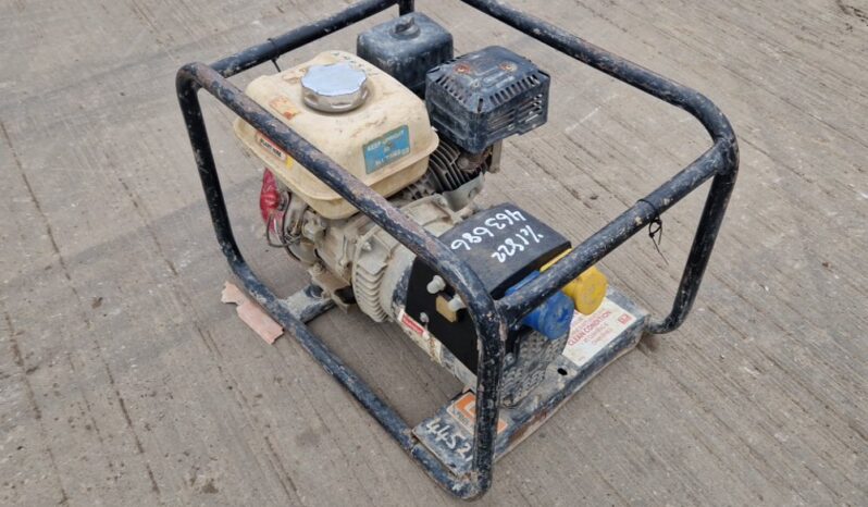 Stephill Petrol Generator, Honda Engine Generators For Auction: Leeds, UK – 30th April, 1st, 2nd & 3rd May 25
