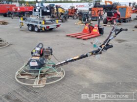 Multiquip Concrete Power Float, Honda Engine Asphalt / Concrete Equipment For Auction: Leeds, UK – 30th April, 1st, 2nd & 3rd May 25 full