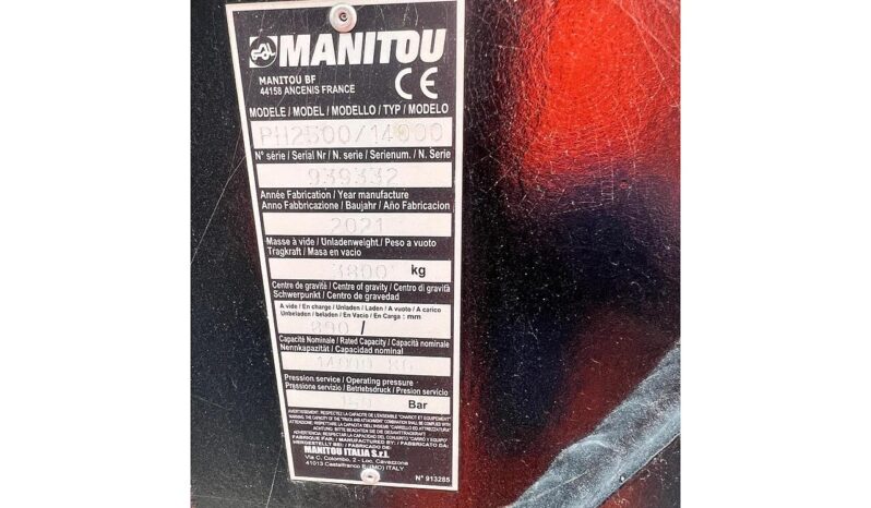 2021 MANITOU PH2500 Attachments  £5995 full