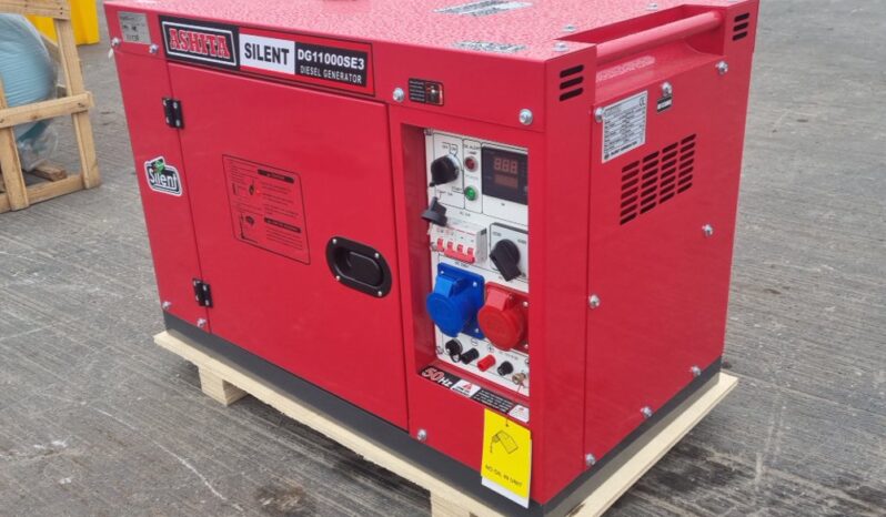 Unused 2024 Ashita Power DG11000SE3 Generators For Auction: Leeds, UK – 30th April, 1st, 2nd & 3rd May 25