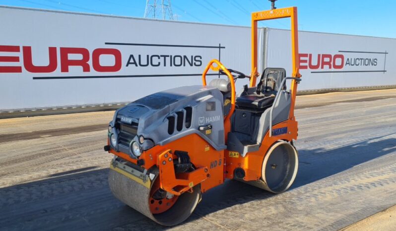 2018 Hamm HD8VV Rollers For Auction: Leeds, UK – 30th April, 1st, 2nd & 3rd May 25