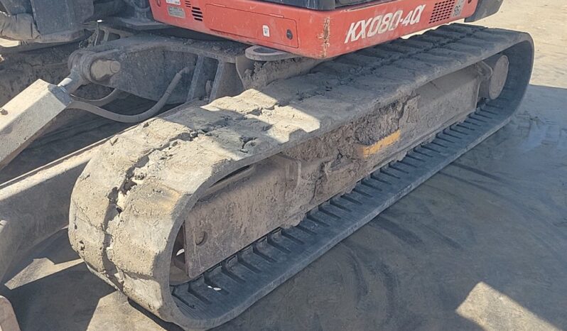 2018 Kubota KX080-4A 6 Ton+ Excavators For Auction: Leeds, UK – 30th April, 1st, 2nd & 3rd May 25 full