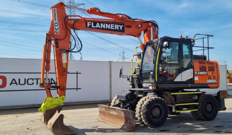 2018 Hitachi ZX140W-6 Wheeled Excavators For Auction: Leeds, UK – 30th April, 1st, 2nd & 3rd May 25