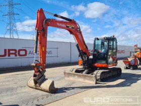2019 Kubota KX080-4A 6 Ton+ Excavators For Auction: Leeds, UK – 30th April, 1st, 2nd & 3rd May 25