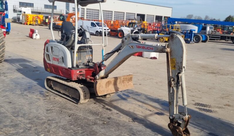 2021 Takeuchi TB216 Mini Excavators For Auction: Leeds, UK – 30th April, 1st, 2nd & 3rd May 25 full