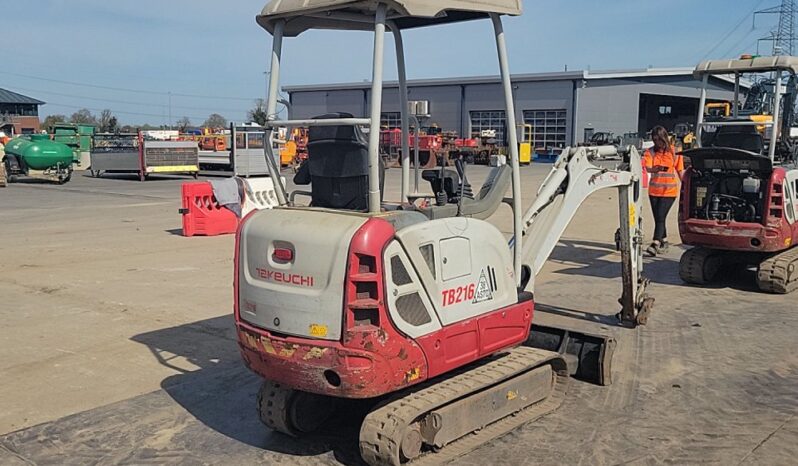 2018 Takeuchi TB216 Mini Excavators For Auction: Leeds, UK – 30th April, 1st, 2nd & 3rd May 25 full