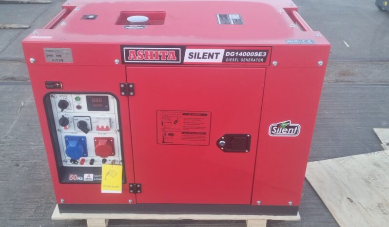 Unused 2024 Ashita Power DG14000SE3 Generators For Auction: Leeds, UK – 30th April, 1st, 2nd & 3rd May 25 full