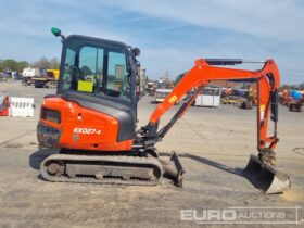 2018 Kubota KX027-4 Mini Excavators For Auction: Leeds, UK – 30th April, 1st, 2nd & 3rd May 25 full