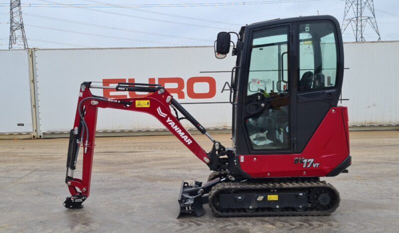 Unused 2024 Yanmar SV17VT Mini Excavators For Auction: Leeds, UK – 30th April, 1st, 2nd & 3rd May 25 full